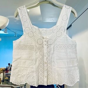 NWT LoveShackFancy Breccan Tank, XS